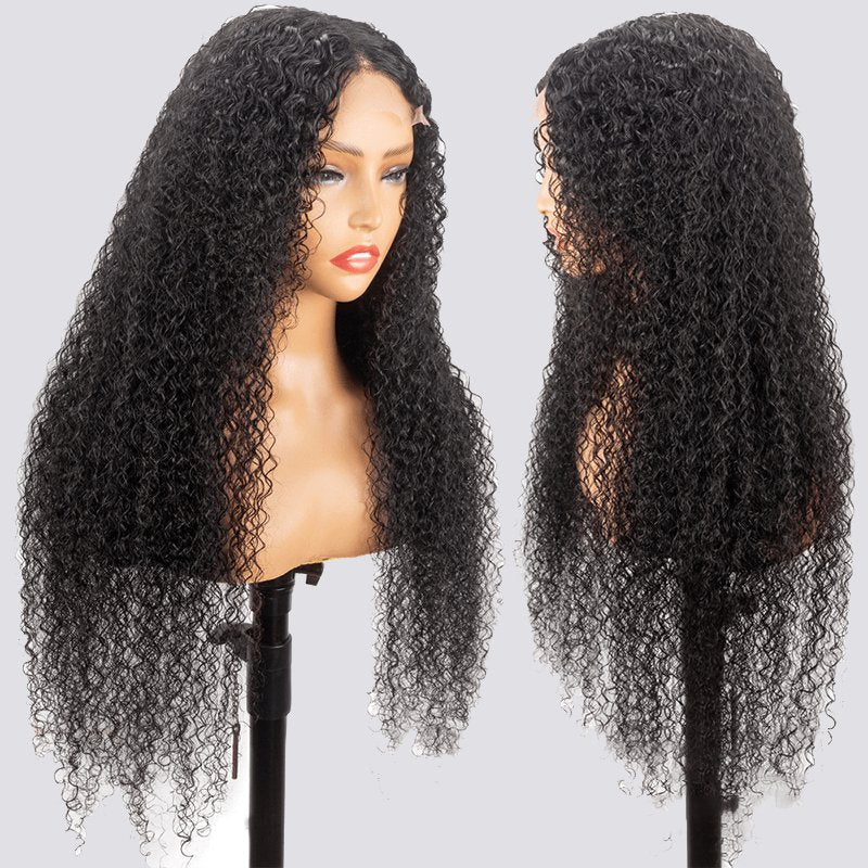 Soft 4x4 Lace Closure Jerry Curly Hair Wig