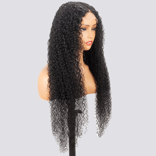 Soft 4x4 Lace Closure Jerry Curly Hair Wig