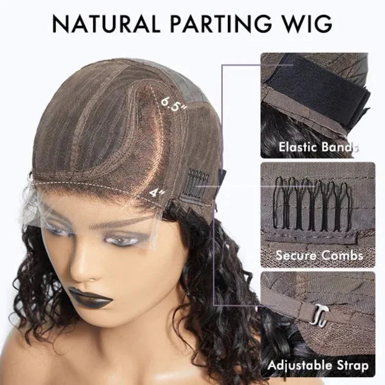 Elegant Casual Blonde Highlights Curly Wig