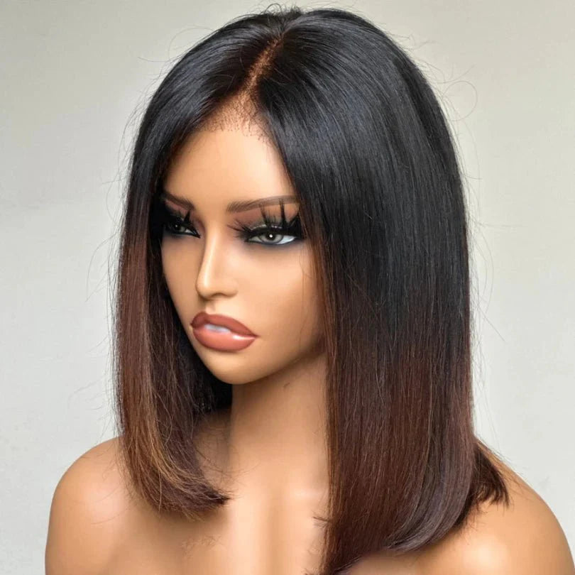 Classic Straight Wig with 5x5 Lace Closure Design
