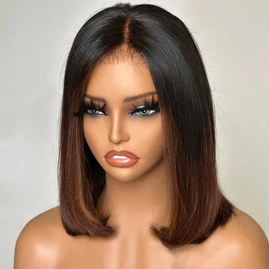 Classic Straight Wig with 5x5 Lace Closure Design