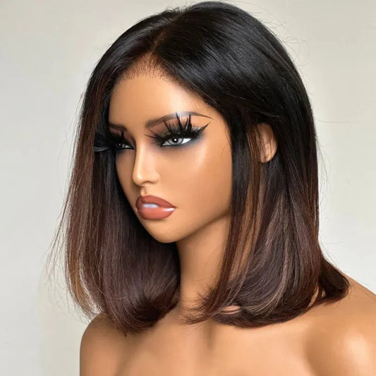 Classic Straight Wig with 5x5 Lace Closure Design