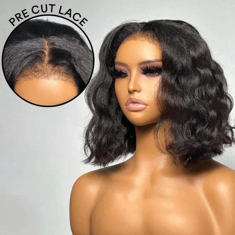 Classical Pre-cut Lace Wavy Wig for Women