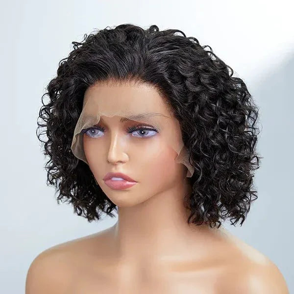 Lady's Summer Pixie Cut Curly Bob Wig for Daily Wear